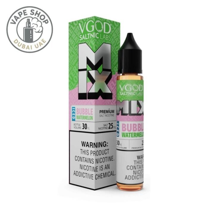 VGOD Iced Mix Series Salt 30ml 25MG and 50MG Iced-Bubble-Watermelon