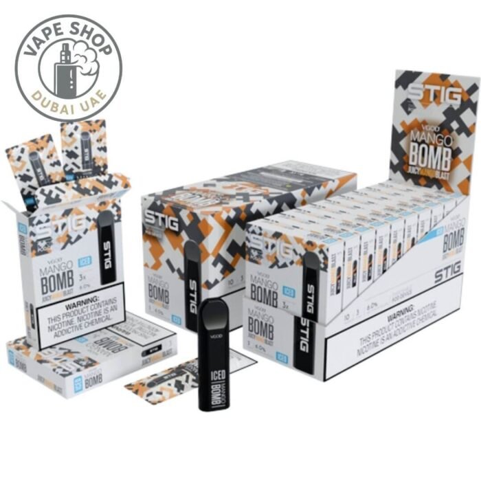 VGOD STIG Disposable Vape IN UAE Dubai Iced Mango Bomb
