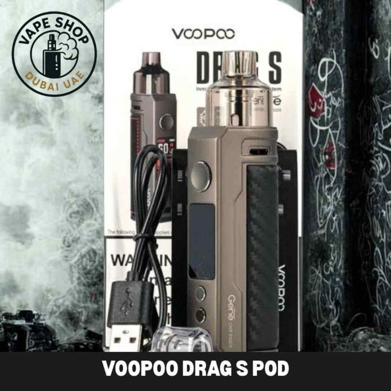 High wattage pod mod kit UAE: Voopoo Drag S 60W kit
