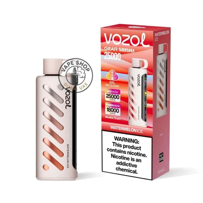 VOZOL Gear Shisha 25000 puffs Dual Mode 5MG Nicotine Watermelon-Ice-2
