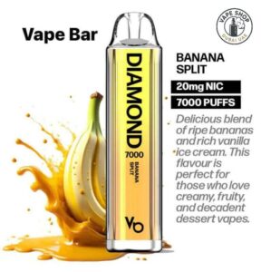 Vapes Bars Diamond Banana Spilt
