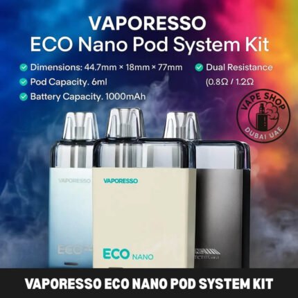 Vaporesso-ECO-Nano-Pod-System-Kit-6ml-In-UAE