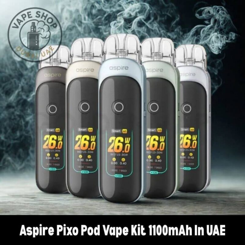Aspire Pixo 1100mAh review - Aspire Pixo Pod Vape Kit 1100mAh with touchscreen