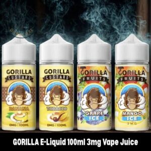 GORILLA E-Liquid 100ml 3mg Vape Juice
