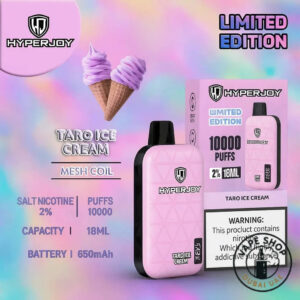 HYPERJOY-Limited-Edition-10000-Puffs-Disposable-Vape-In-UAE-TARO-ICE-CREAM