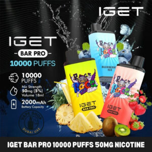 IGET-Bar-Pro-10000-Puffs-50MG-Nicotine-Disposable-Vape-In-Dubai
