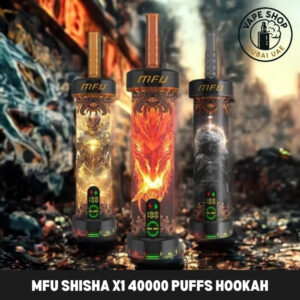 MFU SHISHA X1 40000 Puffs Hookah Disposable Vape In DUBAI