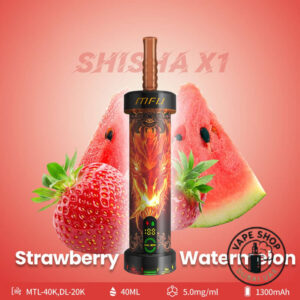 MFU Shisha X1 40000 Puffs 5mg Disposable Vape Price in Dubai Strawberry Watermelon