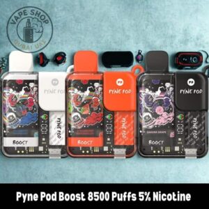 Pyne Pod Boost 8500 Puffs 5% Nicotine Rechargeable Vape