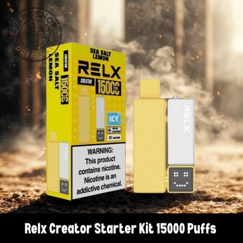 Relx Creator review - Relx Creator starter kit 15000 puffs disposable vape