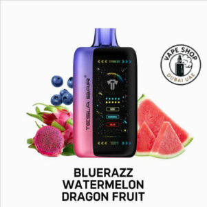 TESLA BAR XT 40000 PUFFS BLUERAZZ WATERMELON DRAGON FRUIT