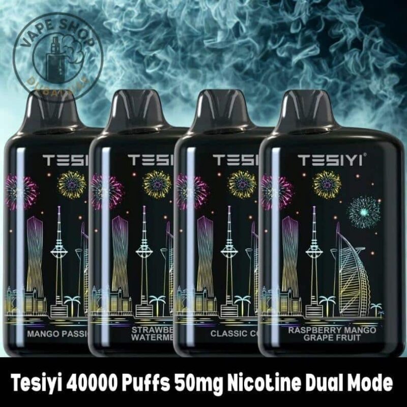 Tesiyi 40000 Puffs review: Tesiyi 40000 Puffs 50mg dual mode disposable vape