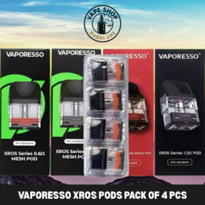 VAPORESSO-XROS-PODS-PACK-OF-4-PCS-2ml3ml-Replacement-Pod-Cartridge-in-Dubai-UAE
