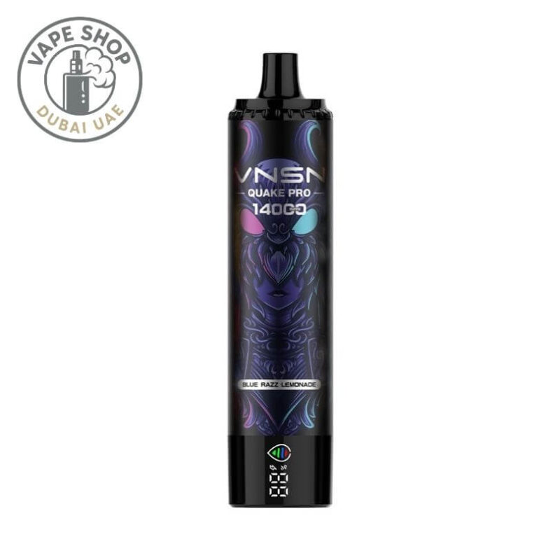 VNSN Quake Pro 14000 review: disposable vape in Blue Razz Lemonade flavour