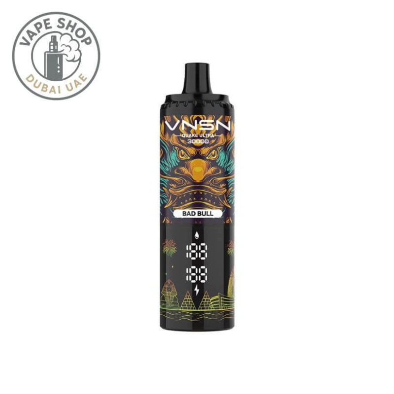 VNSN Quake Ultra 30000 review: disposable vape in Bad Bull flavour
