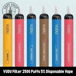 VUDU Filter 2500 Puffs 5% Disposable Vape