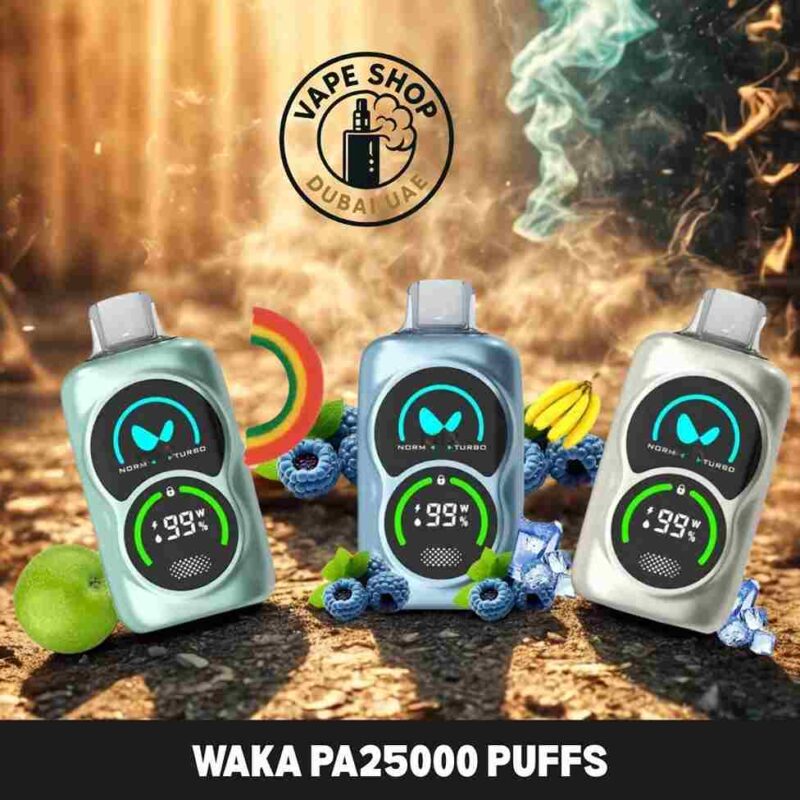 Waka PA25000 review: Waka PA25000 50MG disposable vape in the UAE