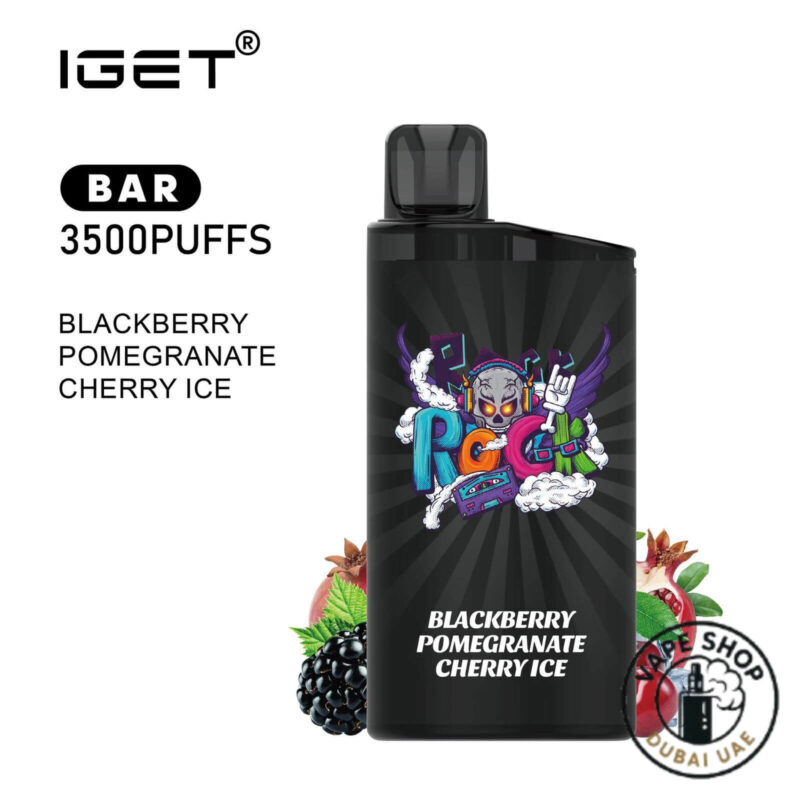 IGET Bar 3500 Blackberry Pomegranate Cherry Ice flavour