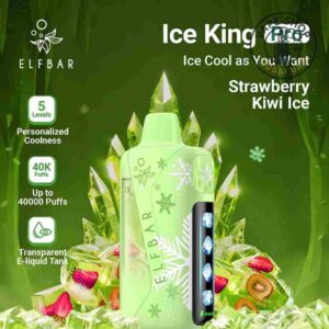 Elfbar ice king pro up to 40000 puffs STRAWBERRY KIWI ICE
