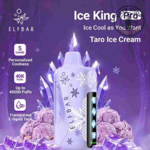 Elfbar ice king pro up to 40000 puffs Taro Ice Cream