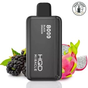 Hqd miracle 8000 puffs zero nicotine Black Dragon
