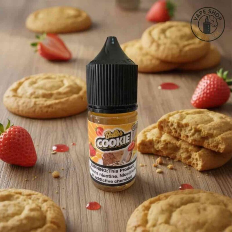JDI Salt Nicotine review - Butter Cookie Strawberry 30ml bottle