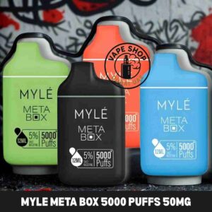 Myle meta box 5000 puffs 50mg in UAE