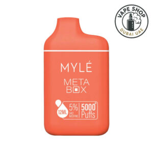 Myle meta box 5000 puffs Peach ice