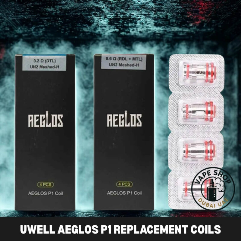 UWELL Aeglos P1 Replacement Coils review: 0.2ohm and 0.6ohm four-coil pack