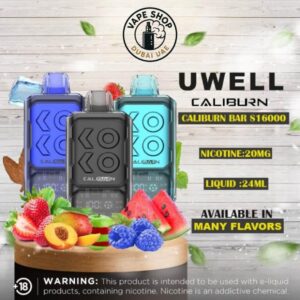UWELL-Caliburn-Bar-20MG-16000-Puffs-Disposable-Vape-in-Dubai