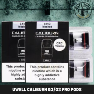 UWELL-Caliburn-G3G3-proG3-ecoG3-liteGK3-Pods-2.5ml-Replacement-Pod-Cartridge-in-Dubai-UAE