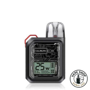 UWELL-Caliburn-GK3-Kit-25W-Pod-System-2.5ml-Vape-Kit-900mAh-Starter-Kit-in-Dubai-UAE-BLACK