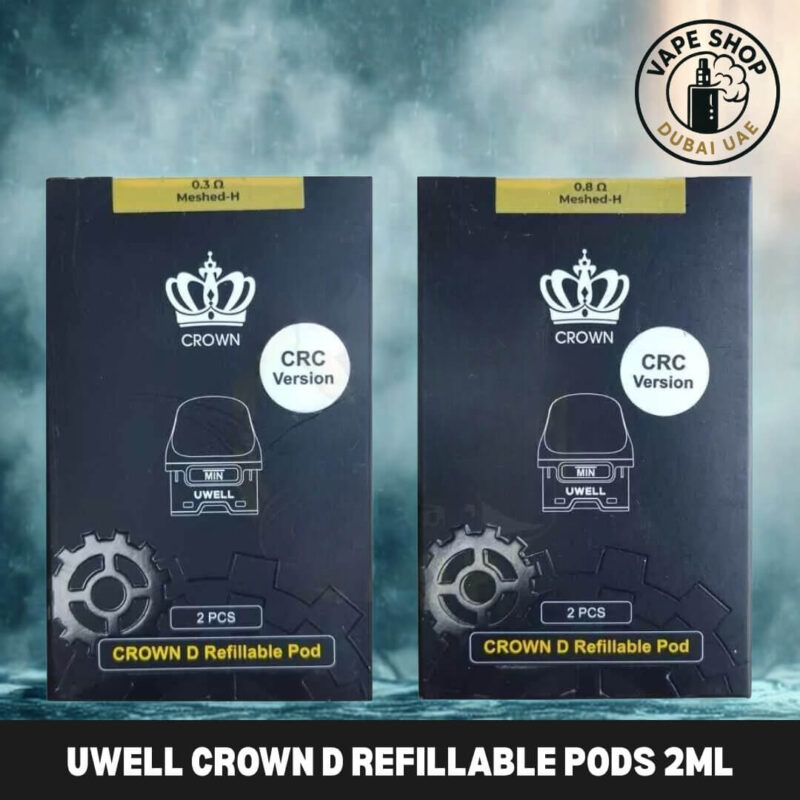 Uwell Crown D pods review - Uwell Crown D refillable pods 2ml replacement pod cartridge