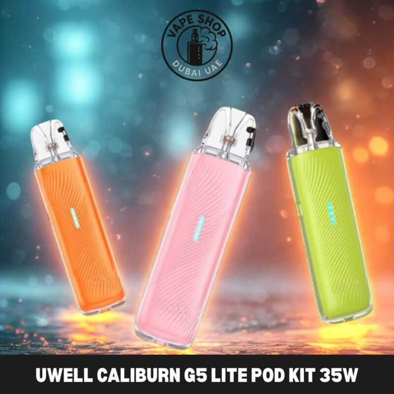 Refillable vs prefilled pods UAE: Uwell Caliburn G5 Lite refillable pod kit