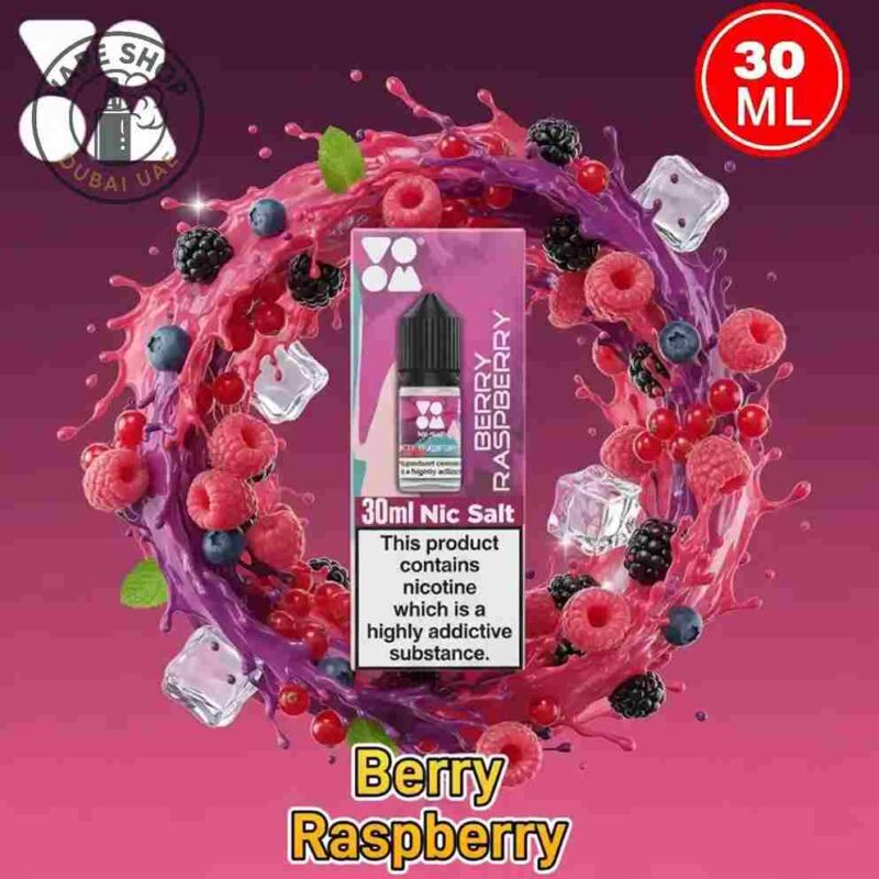 Voom Salt Nicotine 30mg 30ml review - Berry Raspberry bottle