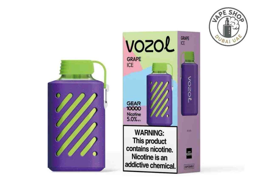 Vozol gear 10000 puffs GRAPE ICE