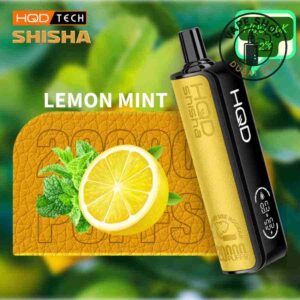 Hqd shisha 20000 puffs dtl 2% Lemon Mint