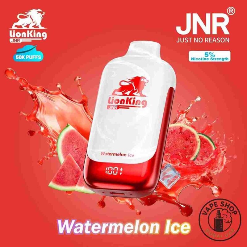 JNR Lionking 50000 Puffs review - Watermelon Ice flavour