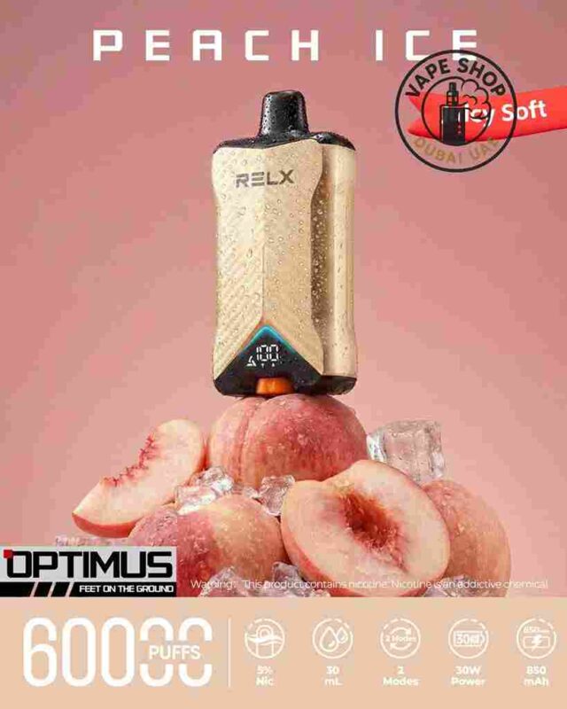 RELX Optimus 60000 Puffs Peach Ice