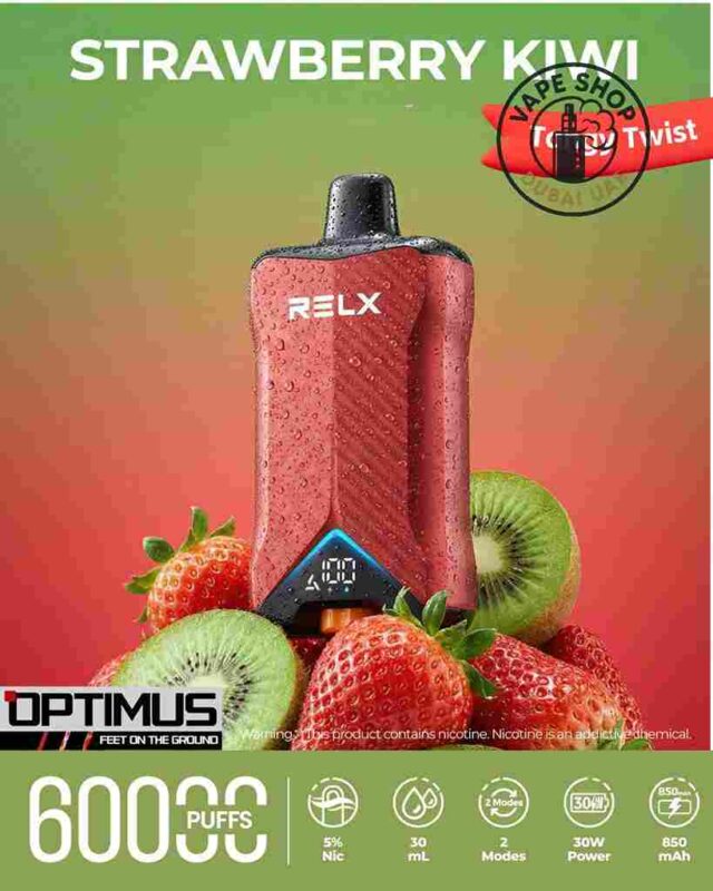 RELX Optimus 60000 Puffs Strawberry Kiwi