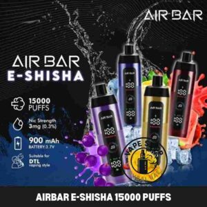 Airbar E-shisha 15000 puffs 3mg in UAE