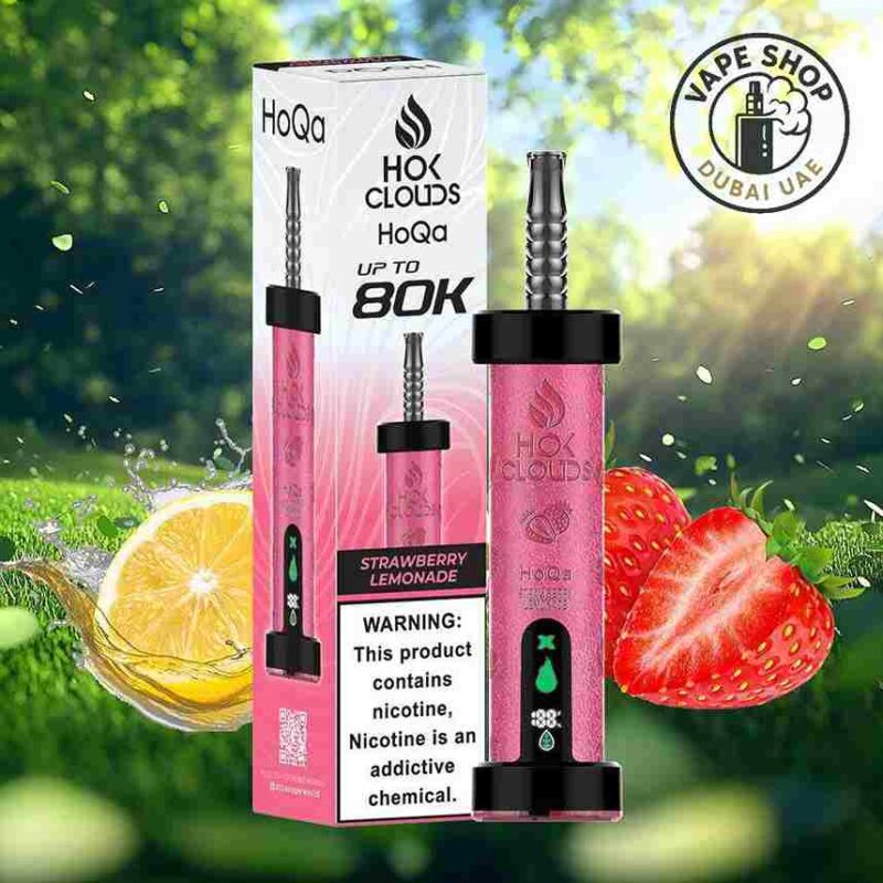 Hok clouds HoQa 80k puffs strawberry lemonade