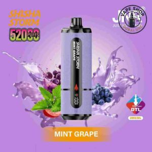 JNR Shisha Storm 52000 Puffs Mint Grape