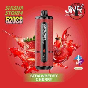 JNR Shisha Storm 52000 Puffs Strawberry Cherry