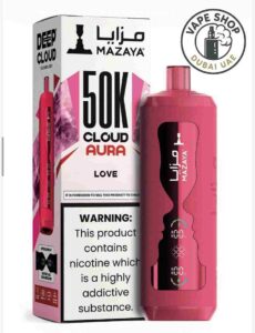MAZAYA CLOUD AURA 50K Disposable Vape in Dubai love