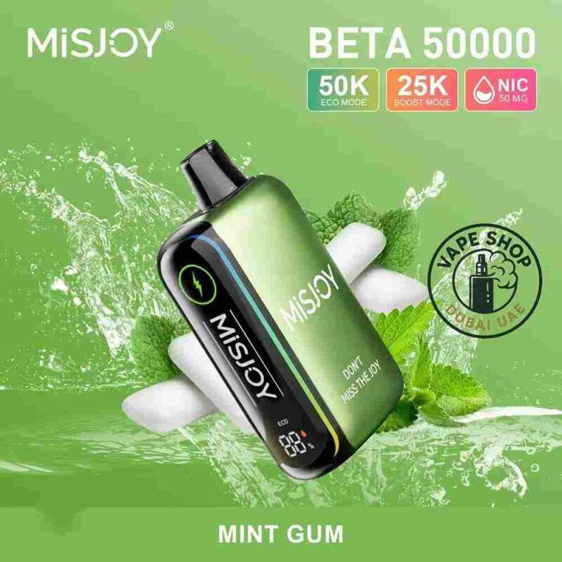 MISJOY Beta 50000 Puffs Mint Gum flavour