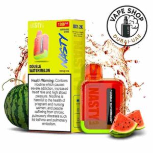 Nasty Bar DX 1200 Puffs Disposable Device in Dubai double watermelon