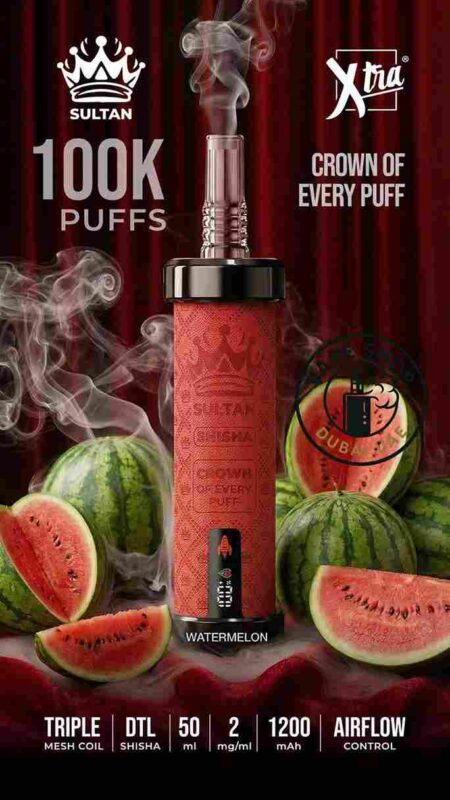 Sultan Xtra Shisha DTL Vape review: watermelon flavour disposable